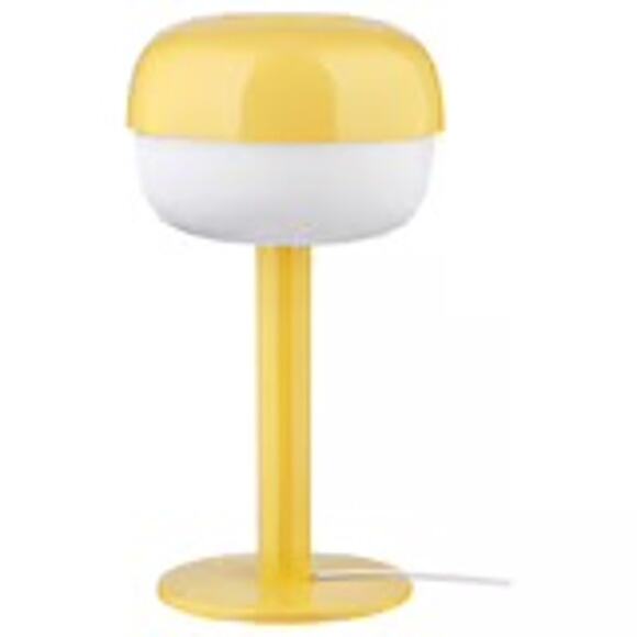IKEA BLÅSVERK Yellow Table Lamp Modern Retro Design 14 Inch Soft Glow Any Room - Picture 1 of 3